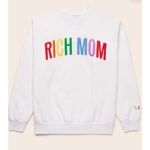Rich Mom Gear Pride 22 Limited Edition Crewneck Rainbow Sz Large